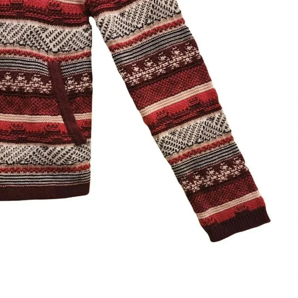 Loft Women Multicolor Long Sleeve Front Full Zipper Outdoor Sweater Size Small - Picture 5 of 7